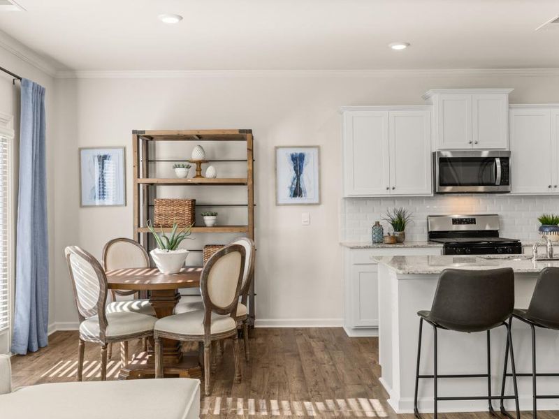 Furnished interior view inside a new home in Thompson Ridge, Dallas (Image 38).