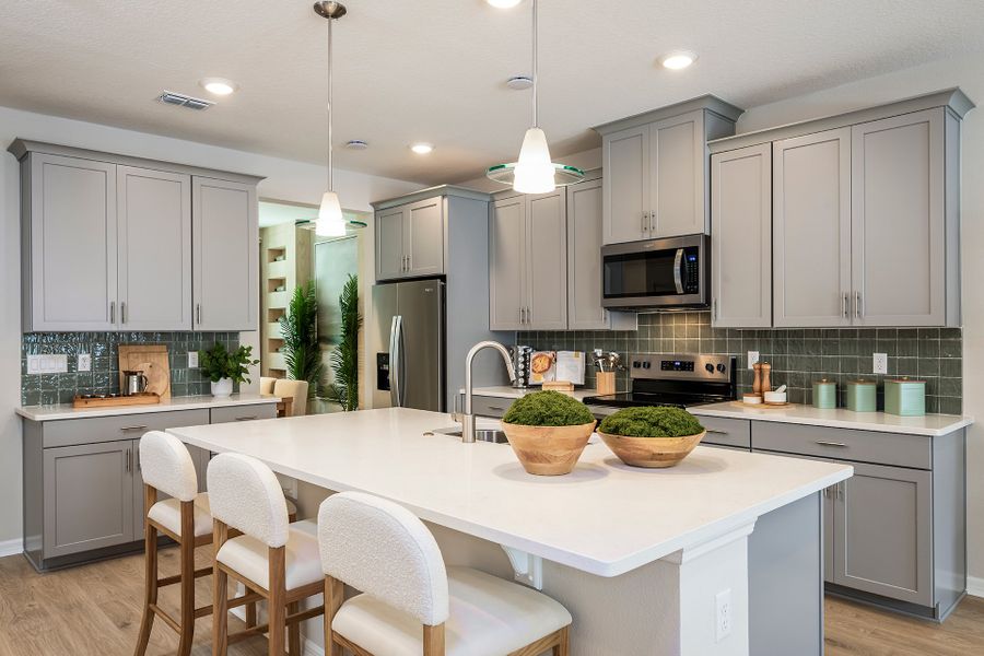 Representative furnished interior of a home built from the Providence by Beazer Homes in Aulin Square, Oviedo (Image 9).