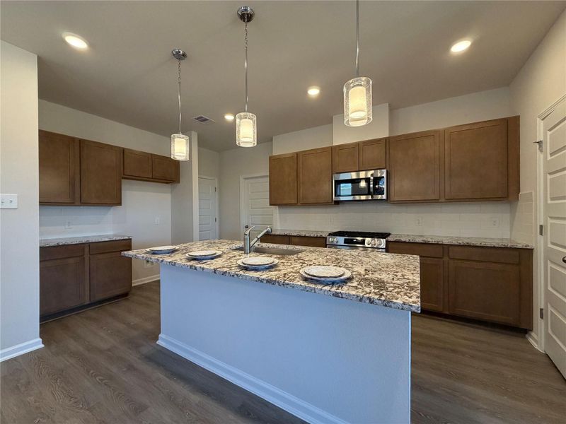 Furnished interior view inside a new home in La Segarra, Brookshire (Image 7). Furnished interior view inside a new home in La Segarra, Brookshire (Image 7).