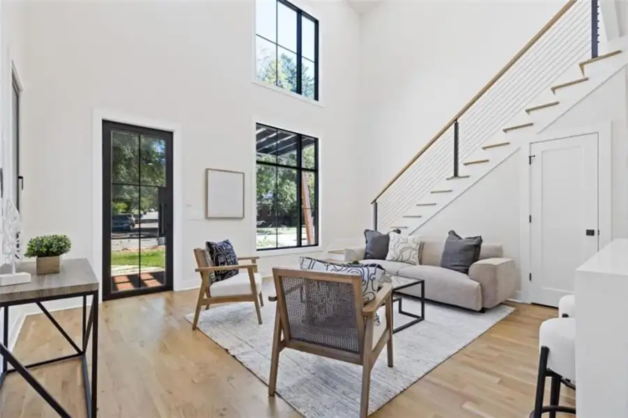 Furnished interior view inside a new home in , Atlanta (Image 6).