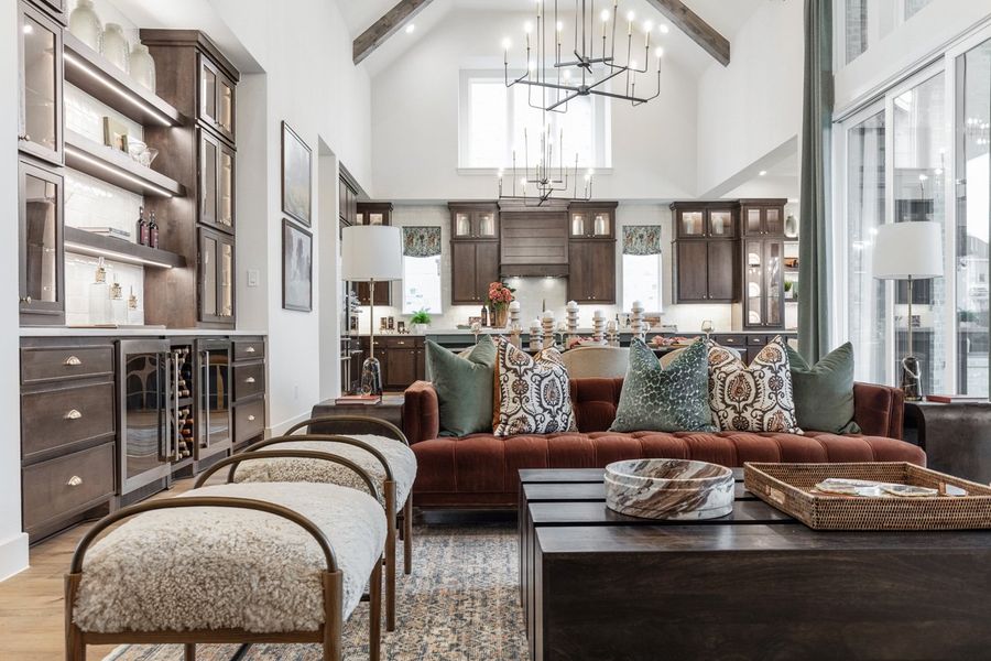 Representative Family Room - some options shown