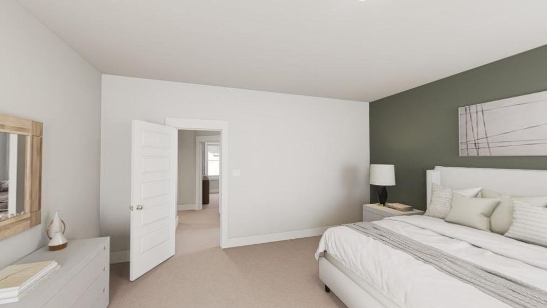 Furnished interior view inside a new home in Golden Gate, High Point (Image 9).