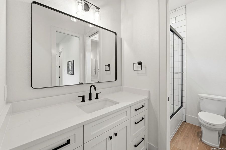 Furnished interior view inside a new home in , New Braunfels (Image 9).
