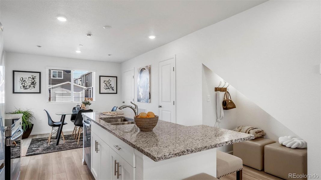 Furnished interior view inside a new home in , Commerce City (Image 26).