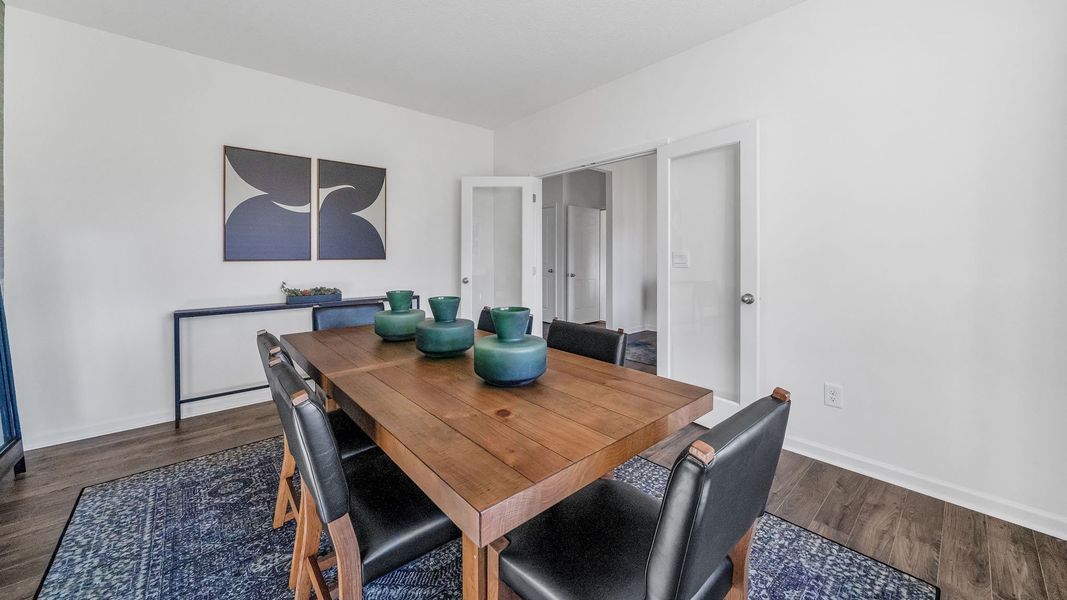 Furnished interior view inside a new home in Millstone Village, Morristown (Image 13).