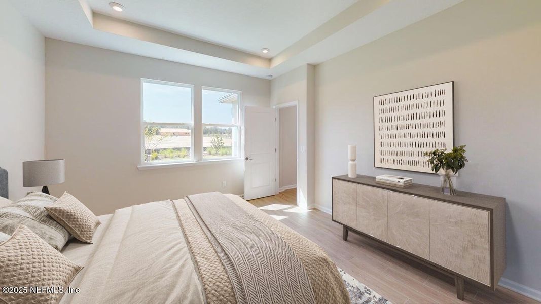 Furnished interior view inside a new home in RiverTown - WaterSong, St. Johns (Image 6).