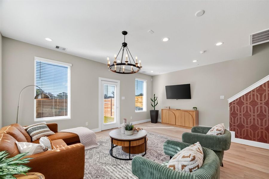 Furnished interior view inside a new home in Scranton Estates, Houston (Image 16).