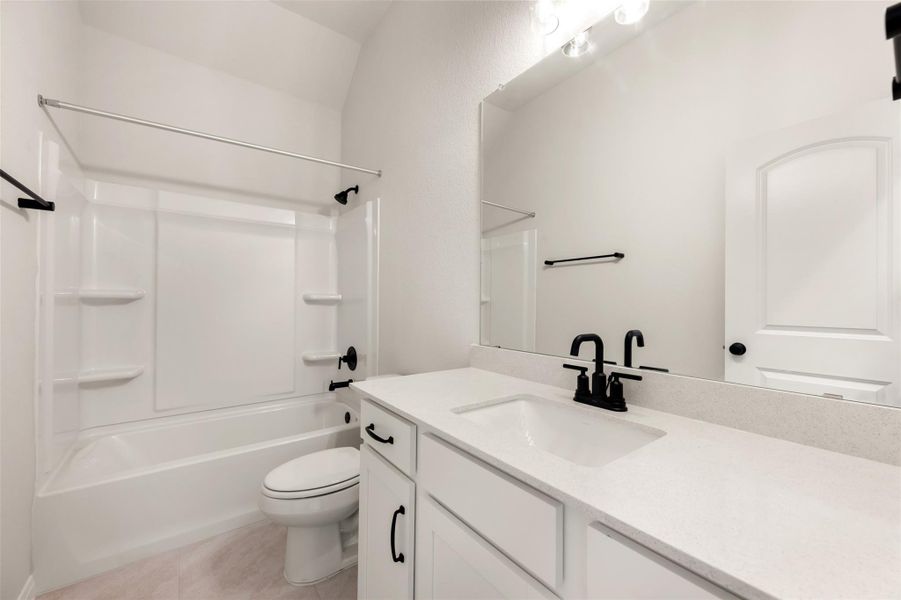 Furnished interior view inside a new home in The Colony, Bastrop (Image 5).