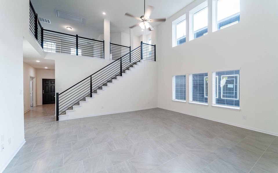 Spacious, unfurnished interior of a new home in Mesa Vista, Von Ormy (Image 24). Spacious, unfurnished interior of a new home in Mesa Vista, Von Ormy (Image 24).