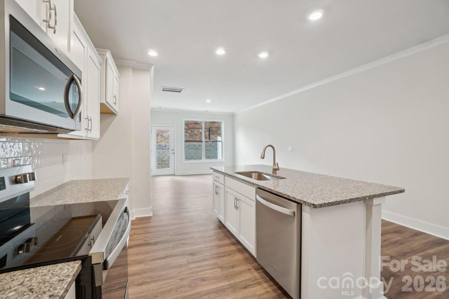 Furnished interior view inside a new home in , Weaverville (Image 6).