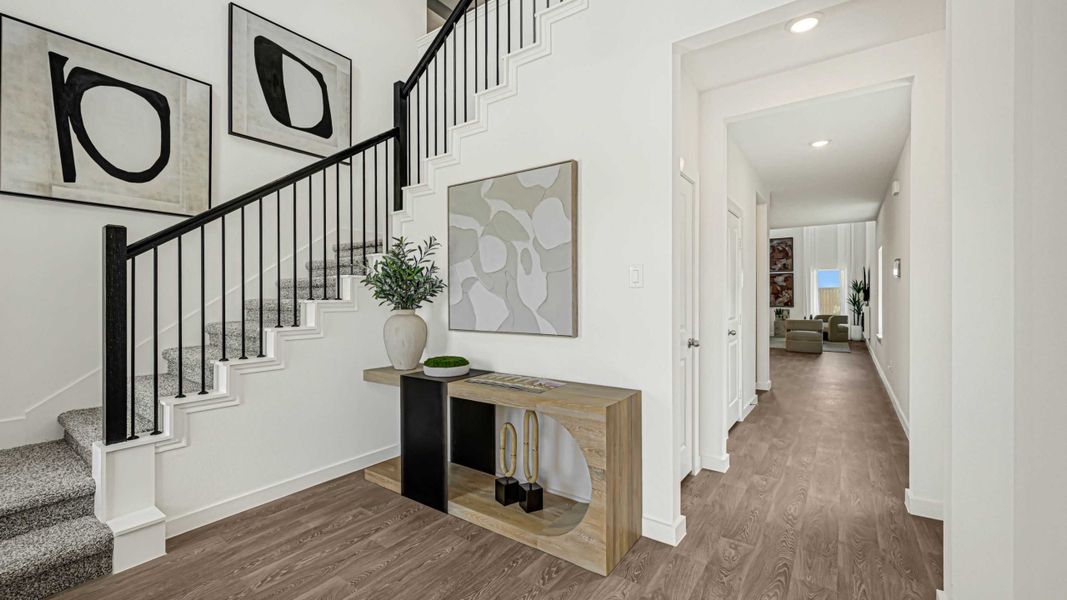 Furnished interior view inside a new home in Emberly, Beasley (Image 12).