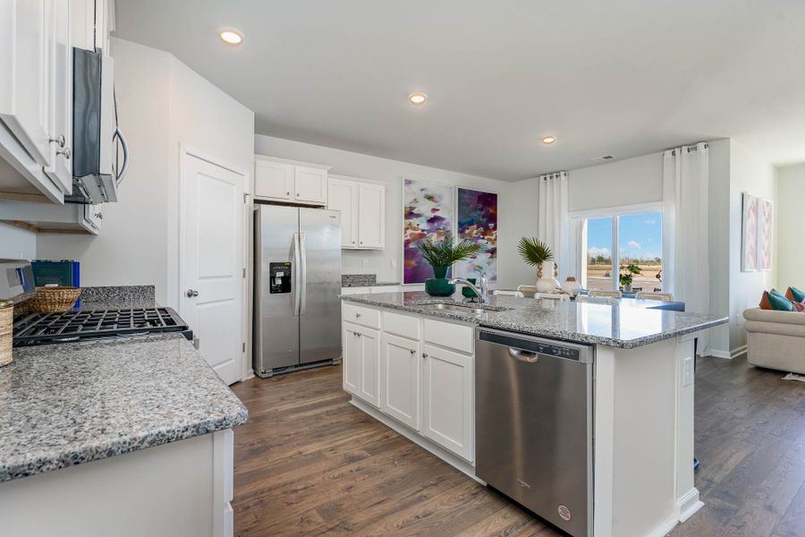 Representative furnished interior of a home built from the CALI by D.R. Horton in Kingston Bay, Conway (Image 12).