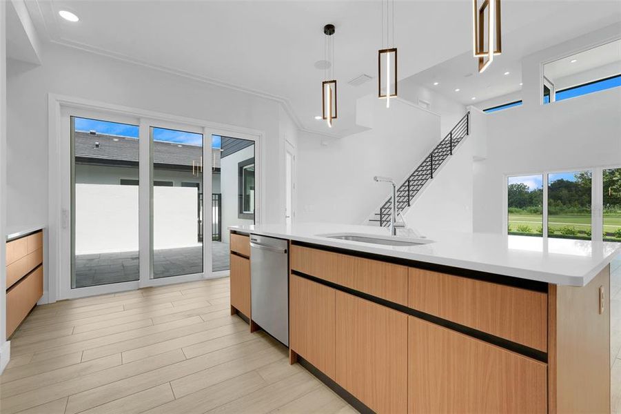 Furnished interior view inside a new home in Hampton Green at Providence, Davenport (Image 15).