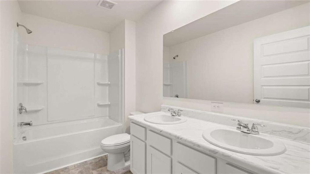 Furnished interior view inside a new home in Brooks Village, Dacula (Image 11).