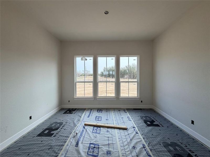 In-progress construction of a new home in Oak Water Ranch, Granbury, TX (Image 25). In-progress construction of a new home in Oak Water Ranch, Granbury, TX (Image 25).