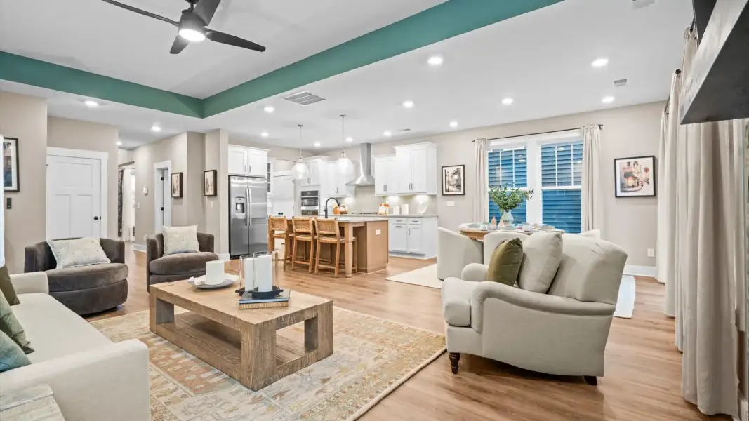 Furnished interior view inside a new home in Walnut Ridge, Inman (Image 5).
