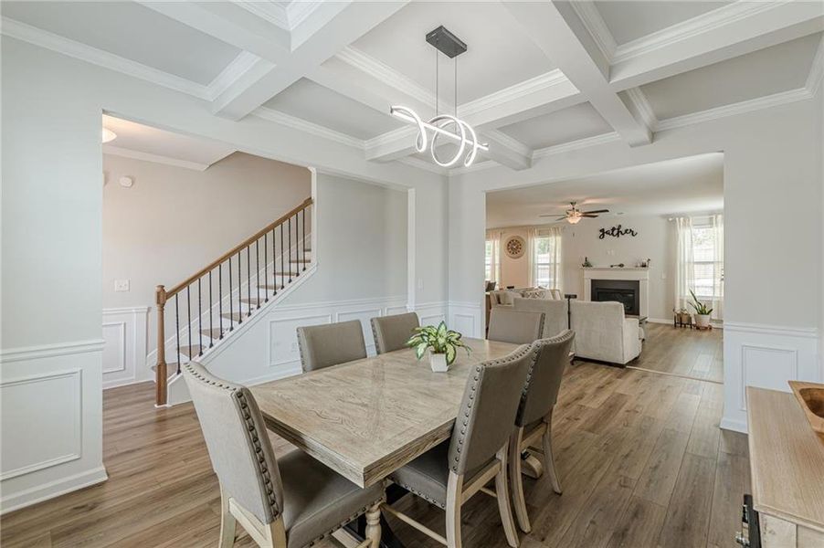 Furnished interior view inside a new home in Dixon Farm, Fayetteville (Image 3).