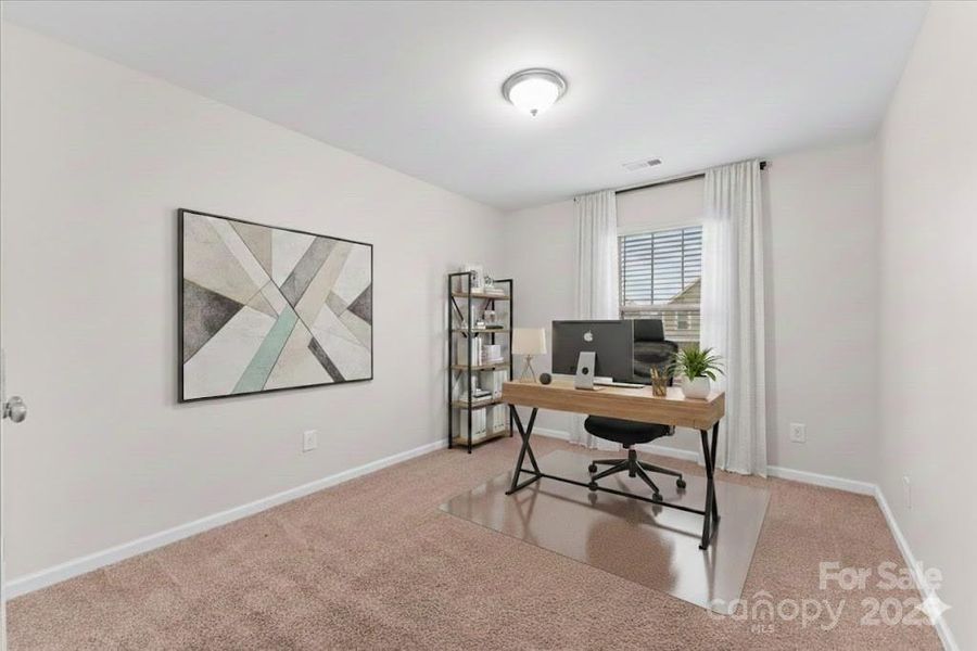 Furnished interior view inside a new home in Secrest Landing, Monroe (Image 14). Furnished interior view inside a new home in Secrest Landing, Monroe (Image 14).