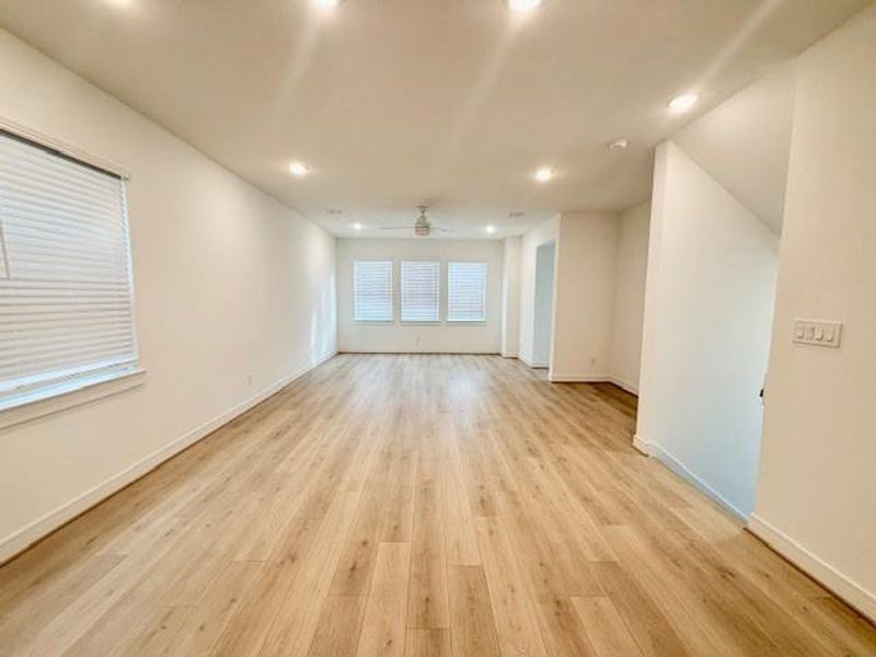 Open dining area and great room