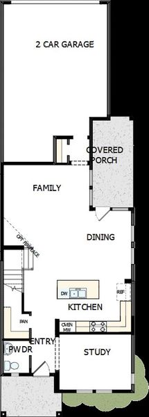 2D floor plan layout of this home in Talia – Cottage Series, Mesquite, TX (Image 3). 2D floor plan layout of this home in Talia – Cottage Series, Mesquite, TX (Image 3).
