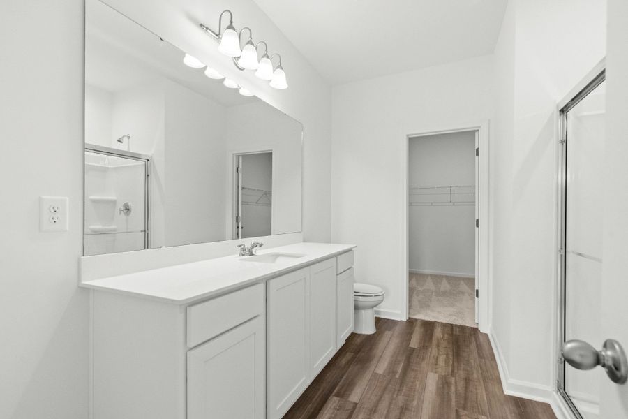 Representative furnished interior of a home built from the Sagan by Starlight Homes in Cottonwood Creek, San Marcos (Image 12).