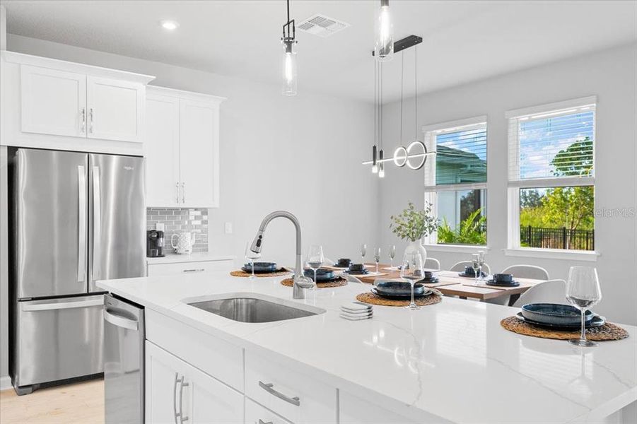 Furnished interior view inside a new home in Sunstone at Wellen Park, Venice (Image 43).