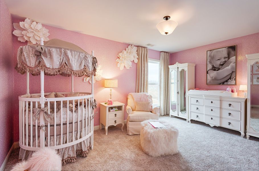 Furnished interior view inside a new home in The Estates and Meadows at Floyds Fork, Louisville (Image 24).