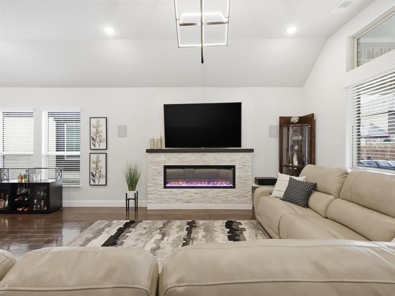 Furnished interior view inside a new home in , Mansfield (Image 32).