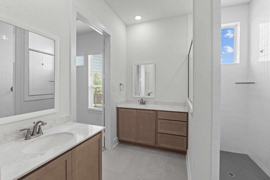 Representative furnished interior of a home built from the Maddie by Chesmar Homes in Stillwater Ranch, San Antonio (Image 5).