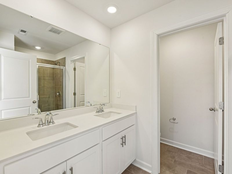 Furnished interior view inside a new home in Galloway Ridge, Charlotte (Image 6).