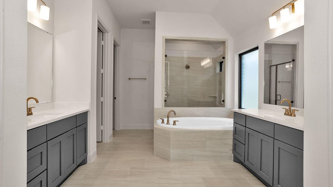 Furnished interior view inside a new home in Grange, Katy (Image 7). Furnished interior view inside a new home in Grange, Katy (Image 7).