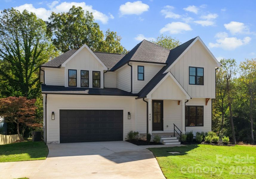 Front exterior of a new home in , Mooresville, NC, highlighting curb appeal (Image 25).
