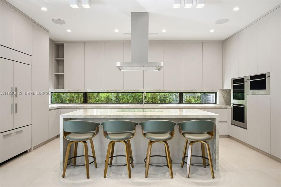 Furnished interior view inside a new home in , Miami (Image 6).