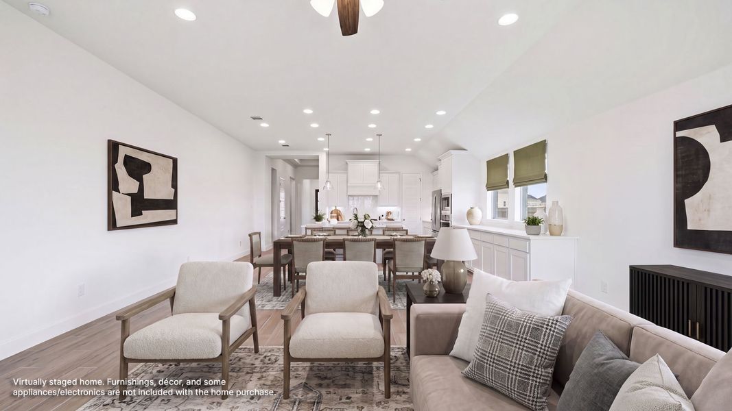 Furnished interior view inside a new home in Ramble, Celina (Image 8).