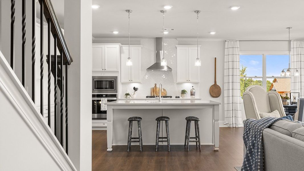 Representative furnished interior of a home built from the BELLVIEW by D.R. Horton in Haven Abbey, Cumming (Image 25).