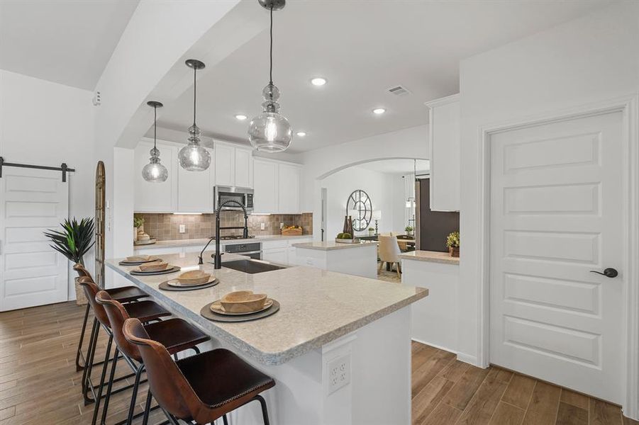 Lots of counter and cabinet space (*Photo not of actual home and used for illustration purposes only.)