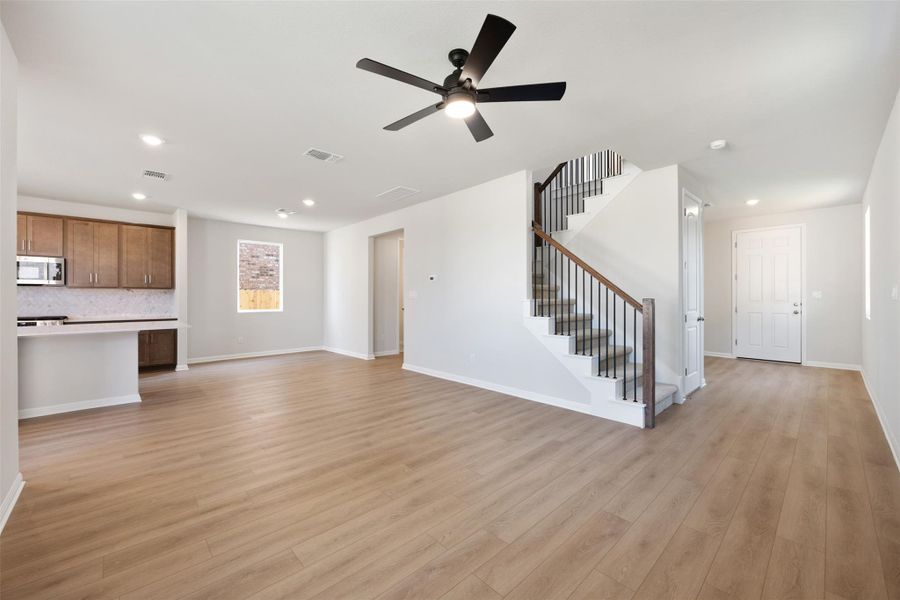 Spacious, unfurnished interior of a new home in The Cottages at La Cima, San Marcos (Image 22). Spacious, unfurnished interior of a new home in The Cottages at La Cima, San Marcos (Image 22).