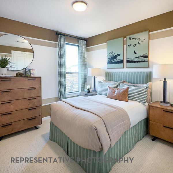Furnished interior view inside a new home in Easton Park, Austin (Image 30).