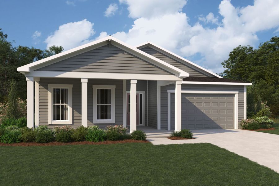Representative exterior photo of a completed home built from the Lucia by Mattamy Homes in RiverTown, St. Johns, FL (Image 19).
