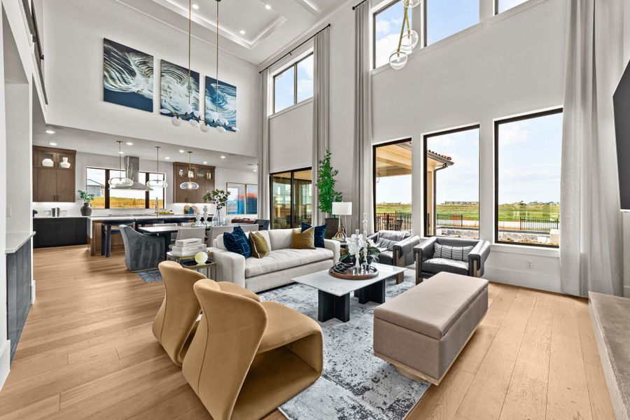 Representative furnished interior of a home built from the Montecarlo by Landon Homes in Signature 74s, Frisco (Image 17).