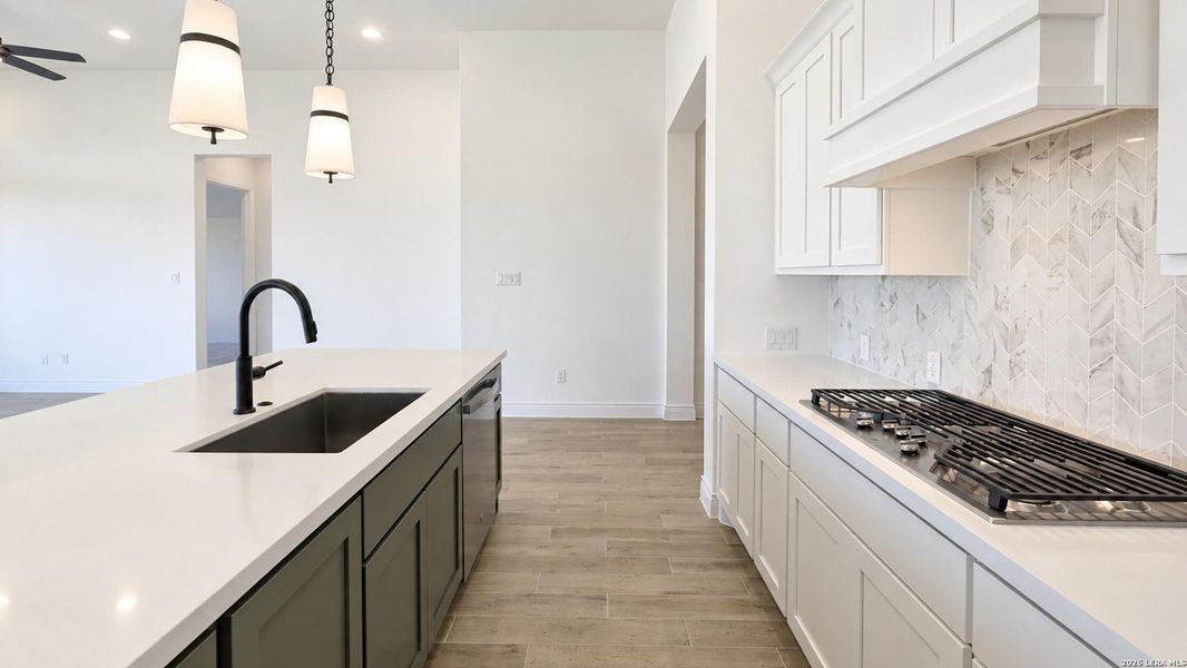 Furnished interior view inside a new home in Legacy at Lake Dunlap, New Braunfels (Image 9).