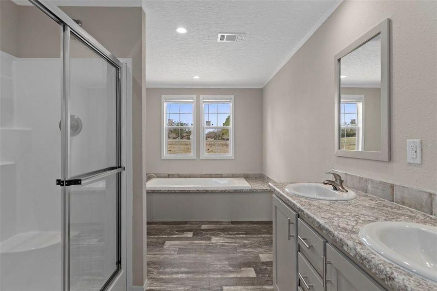 Furnished interior view inside a new home in , Dade City (Image 17).