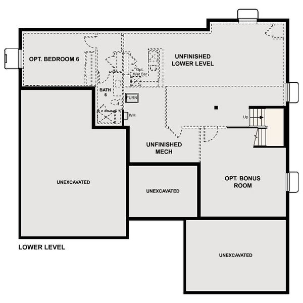 2D floor plan layout for the The Regent by Century Communities in Trails at Smoky Hill | The Preserve, Parker, CO (Image 6). 2D floor plan layout for the The Regent by Century Communities in Trails at Smoky Hill | The Preserve, Parker, CO (Image 6).