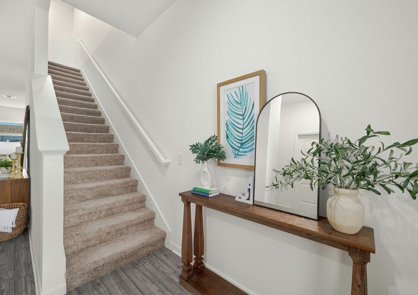 The entryway of the Pensacola plan.