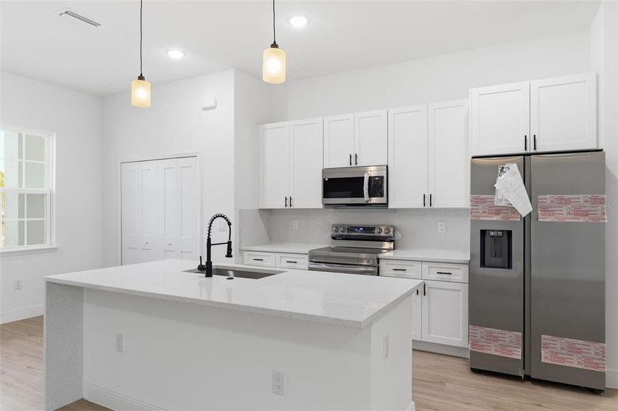 Furnished interior view inside a new home in , Dunnellon (Image 8).