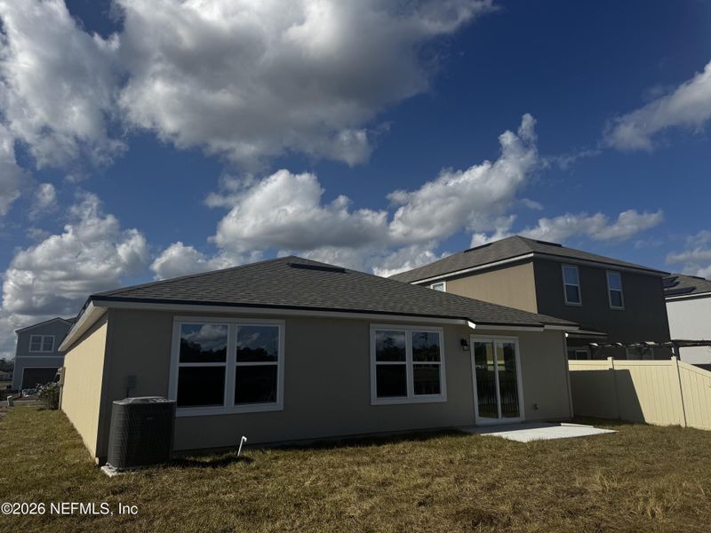 Exterior details and patio area of a home in The Arbors, Jacksonville (Image 26). Exterior details and patio area of a home in The Arbors, Jacksonville (Image 26).