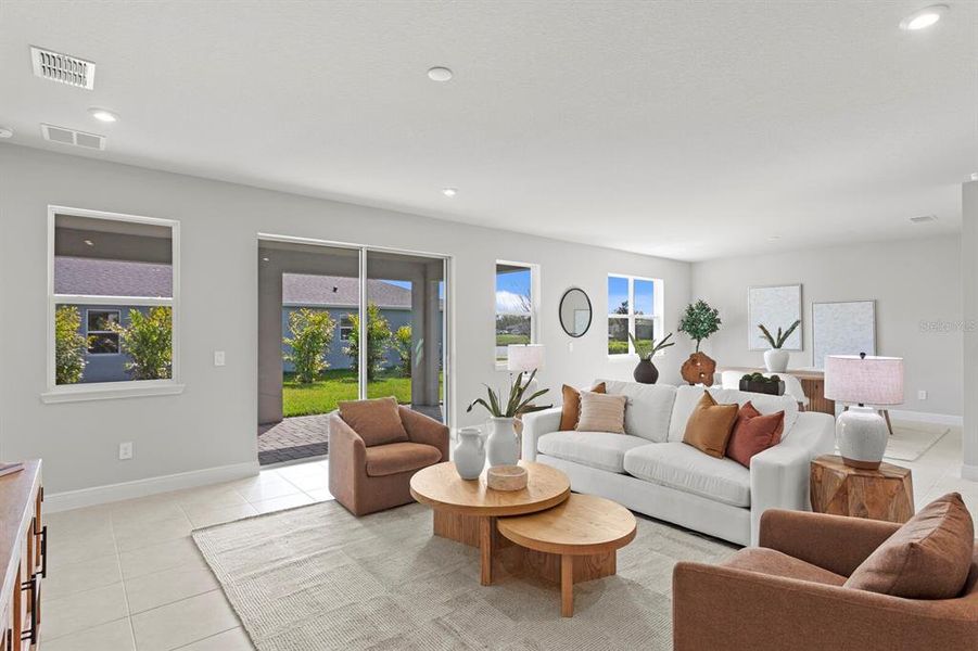 Furnished interior view inside a new home in Windwater, Parrish (Image 15).