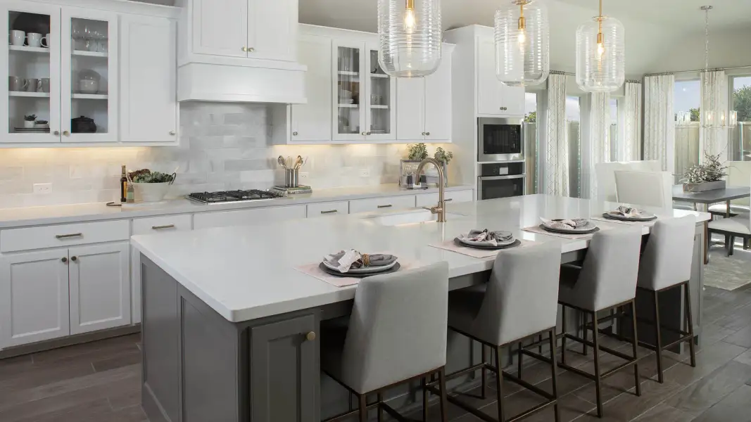 Representative furnished interior of a home built from the 2916W by Perry Homes in Veramendi, New Braunfels (Image 18).