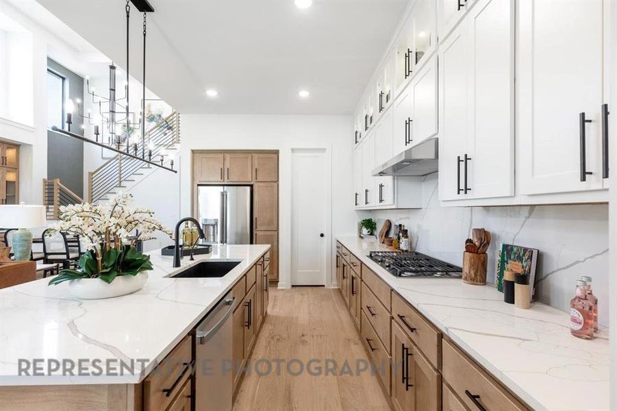 Furnished interior view inside a new home in Wildflower Ranch: 50ft. lots, Dish (Image 14).
