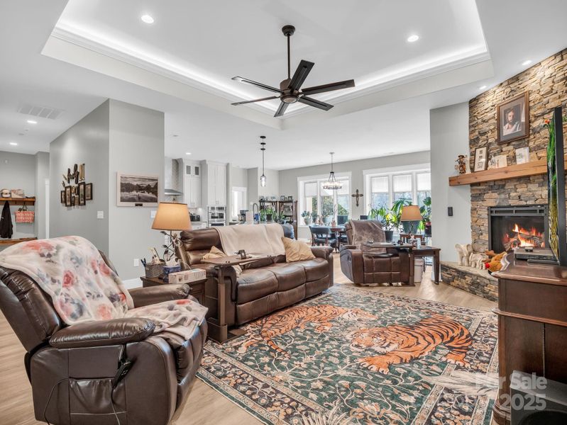 Furnished interior view inside a new home in , Mill Spring (Image 8).